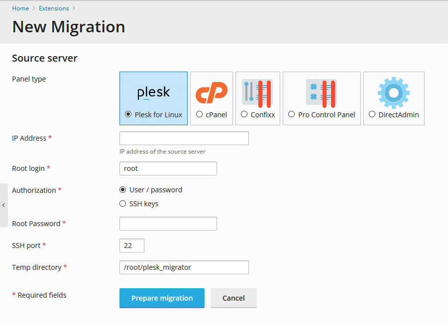 plesk-migration