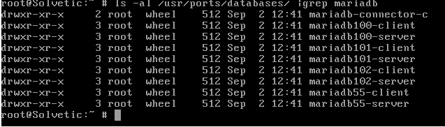 How to Install MariaDB on FreeBSD