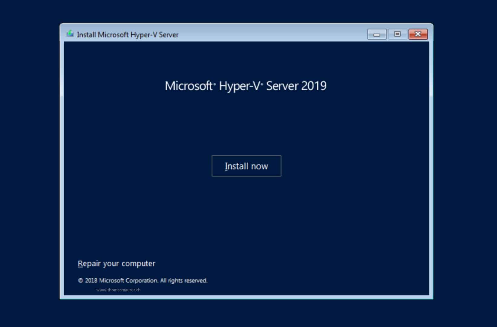 Assign public ip on hyper-V windows server